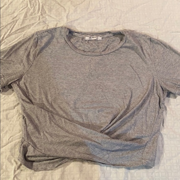 Zara | Tops | Zara Twist Crop Top | Poshmark